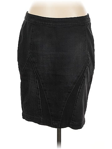 Karen Millen Faux Leather Skirt (view 1)