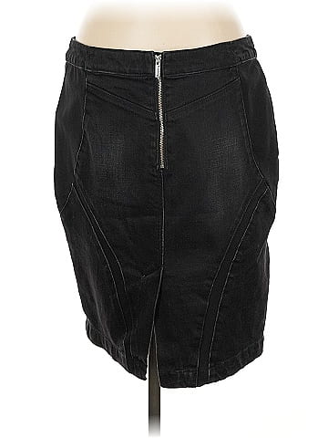 Karen Millen Faux Leather Skirt (view 2)