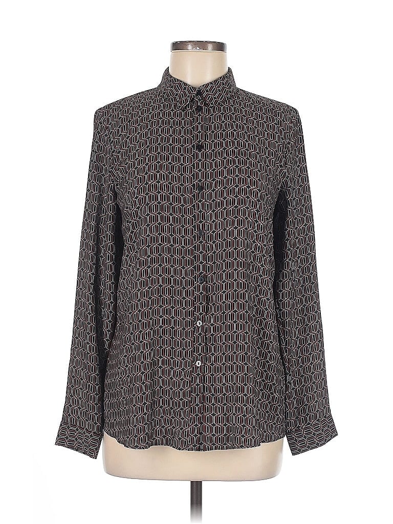 Pre-owned Primark Long Sleeve Blouse In Gray