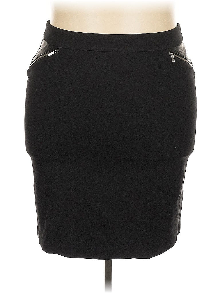 Grace Elements Casual Skirt In Black