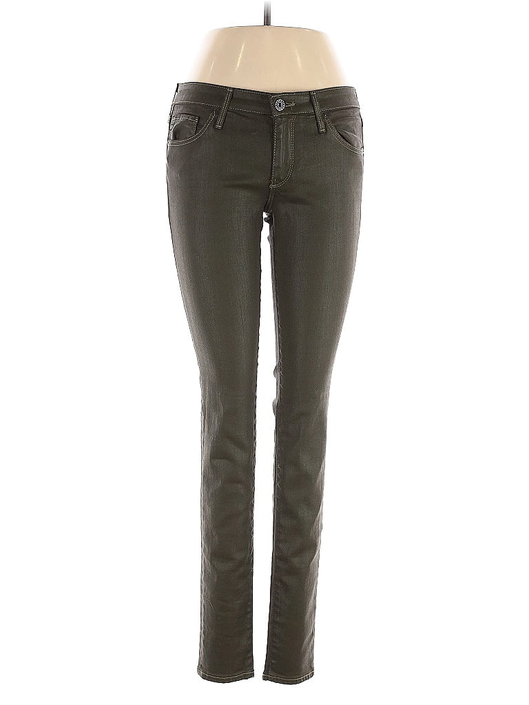 Pre-owned Adriano Goldschmied Jeggings In Green