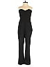 Express Solid Black Jumpsuit Size 2 - photo 1