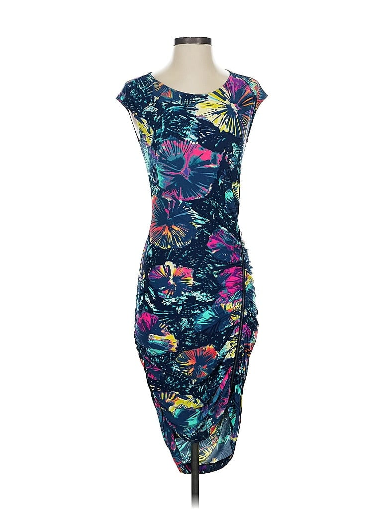 Pre-owned Bcbgmaxazria Cocktail Dress In Blue