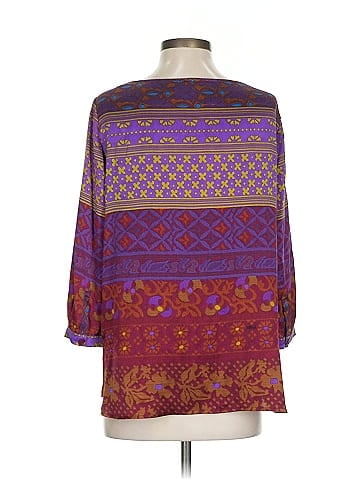 Hale Bob 3/4 Sleeve Silk Top (view 2)