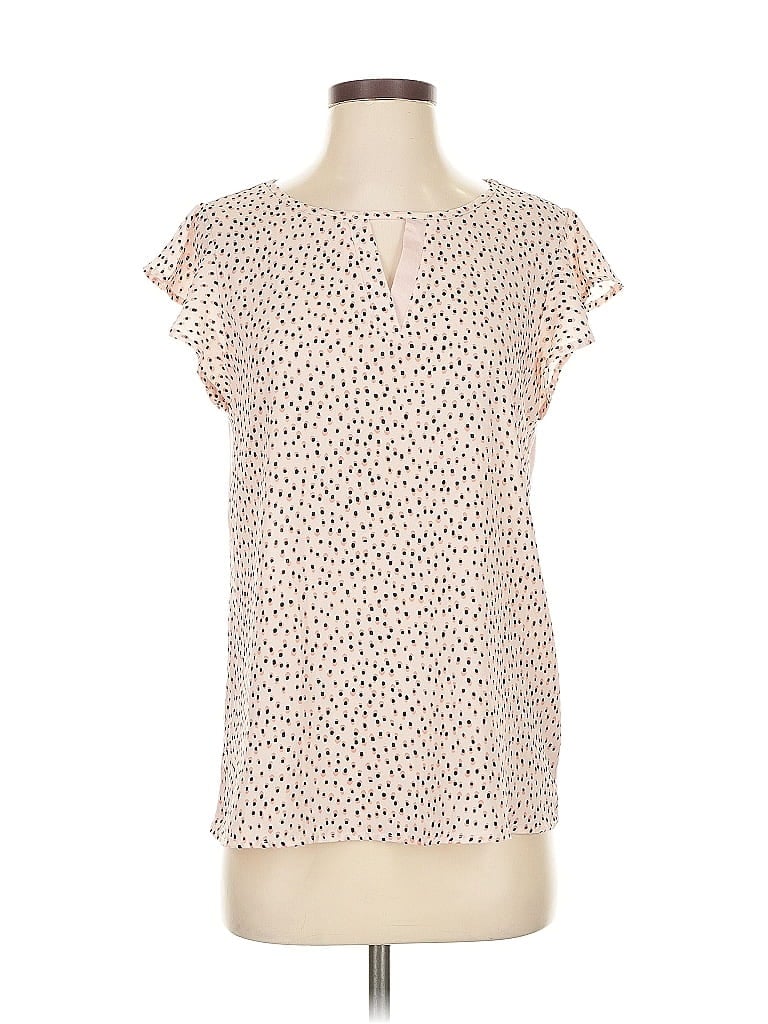 Pre-owned Papermoon Short Sleeve Blouse In Pink