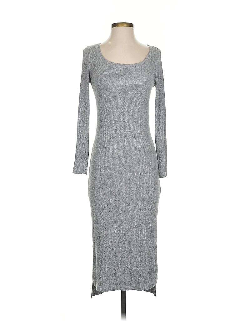 PURE AND GOOD Pre-owned Casual Dress In Gray
