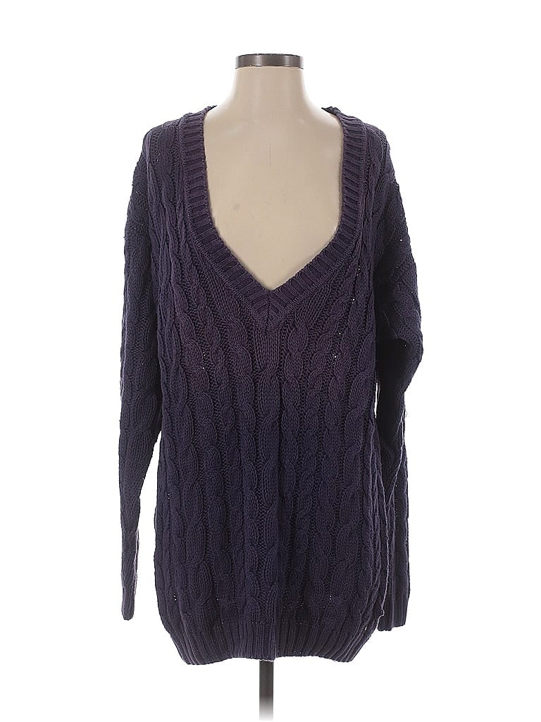 Pre-owned Assorted Brands Pullover Sweater In Purple