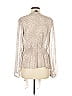 Marchesa Voyage 100% Polyester Silver Long Sleeve Blouse Size 6 - photo 2
