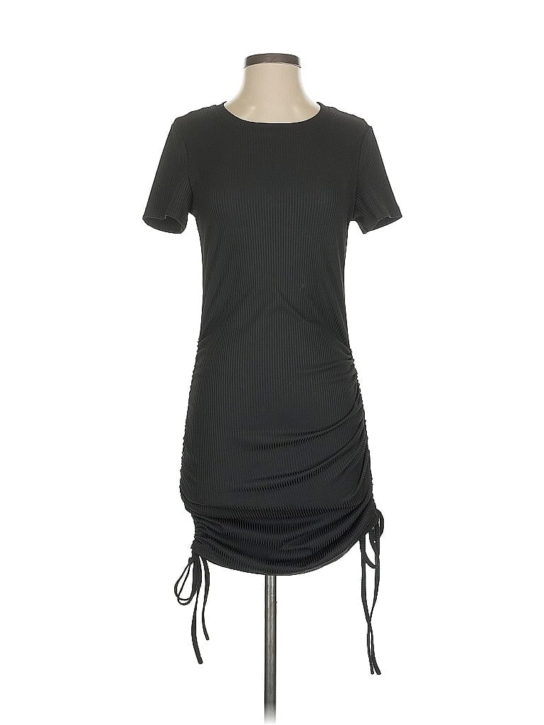 Pre-owned Shein Casual Dress In Black