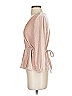 J.Crew Pink 3/4 Sleeve Blouse Size 0 - photo 5