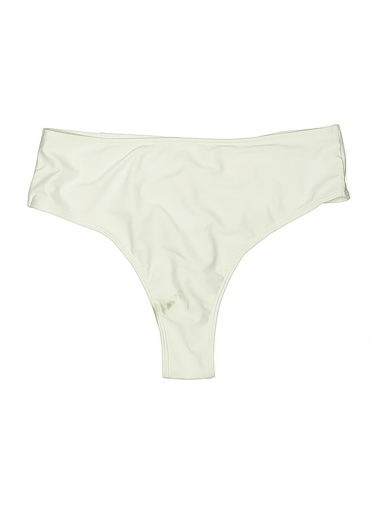Pre-owned Unbranded Swimsuit Bottoms In White