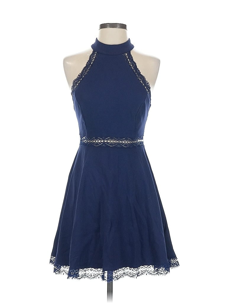 Pre-owned Lulus Cocktail Dress In Blue