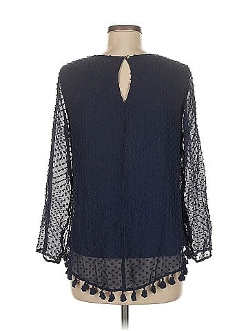 Sail to Sable Long Sleeve Silk Top (view 2)