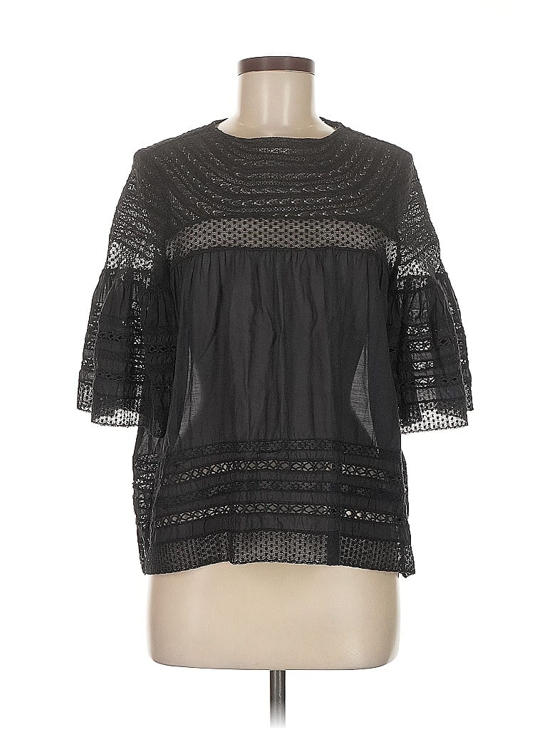 Pre-owned Sea New York 3/4 Sleeve T-shirt In Black