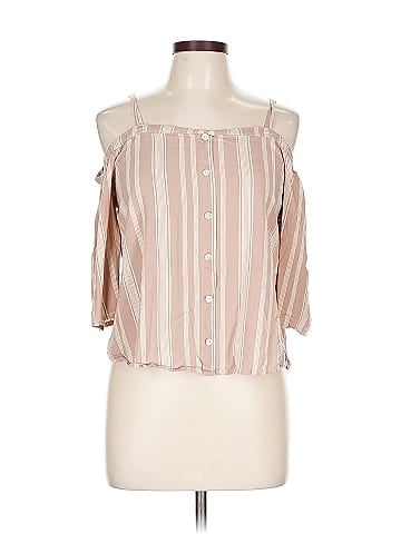 Studio B by BOBEAU 3/4 Sleeve Blouse (view 1)