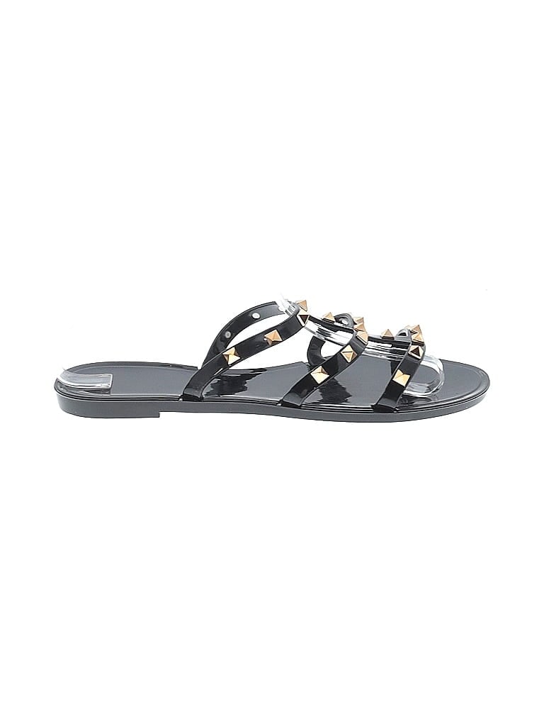 Pre-owned Unbranded Sandals In Black