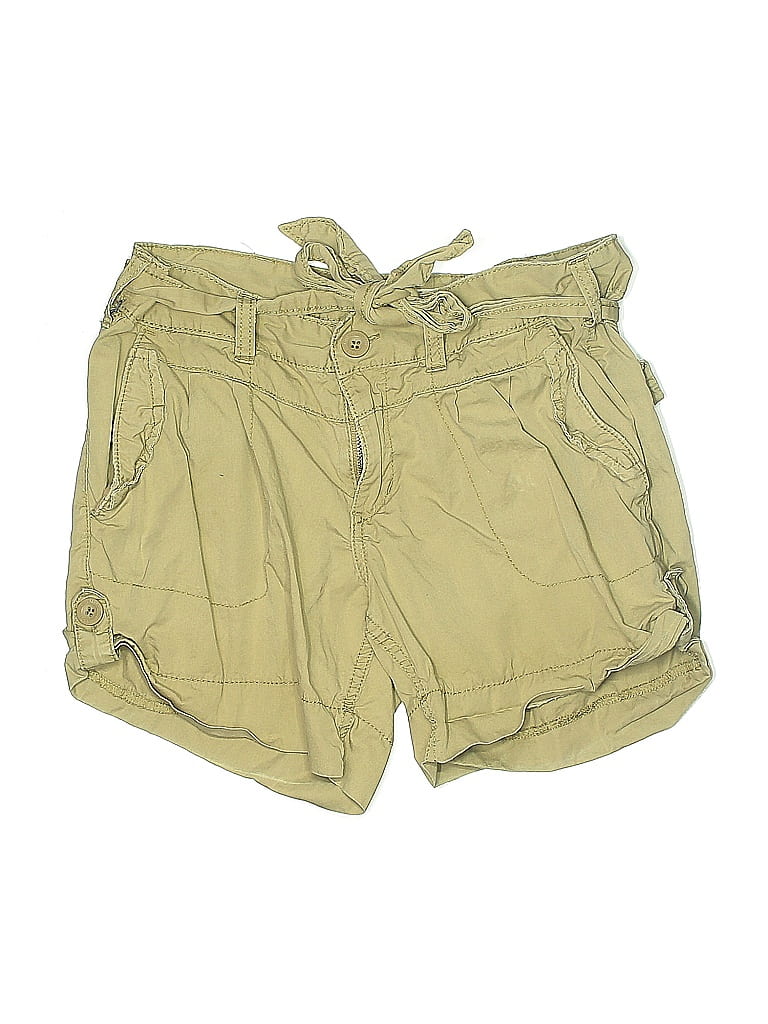 H&M L.O.G.G. 100% Cotton Green Khaki Shorts Size 6 - photo 1