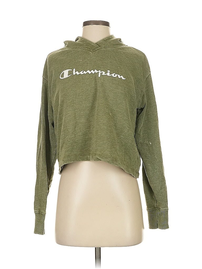 Pre-owned Champion Sweatshirt In Green