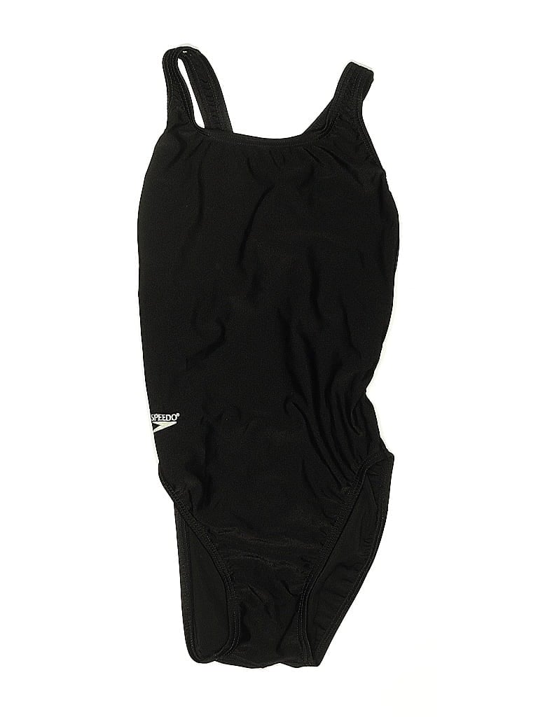 Pre-owned Speedo One Piece Swimsuit In Black