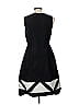Carlisle 100% Silk Graphic Black Cocktail Dress Size 6 - photo 2