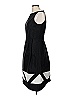 Carlisle 100% Silk Graphic Black Cocktail Dress Size 6 - photo 4