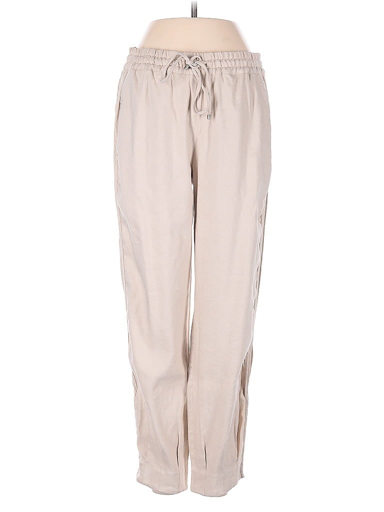 Pre-owned E3 By Etcetera Linen Pants In Brown