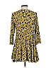 LOGO by Lori Goldstein Yellow 3/4 Sleeve Blouse Size S - photo 2