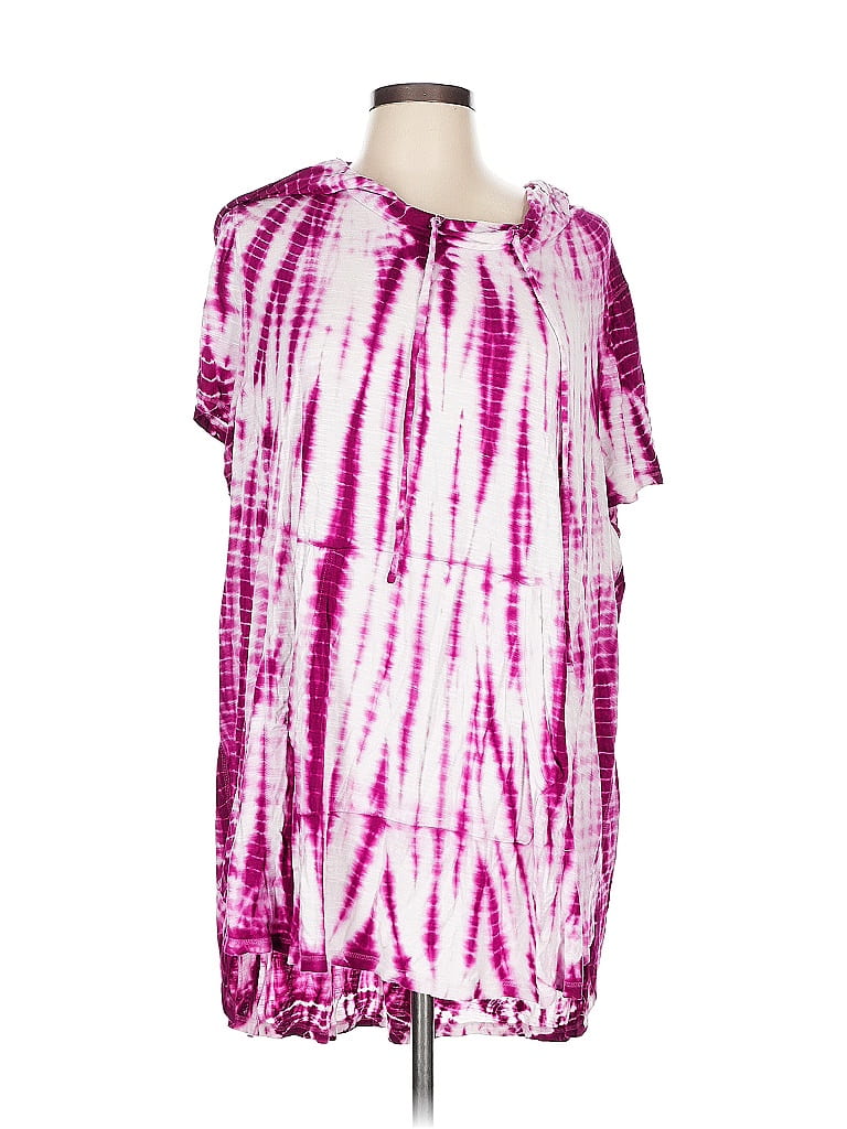 Pre-owned Livi Poncho In Purple