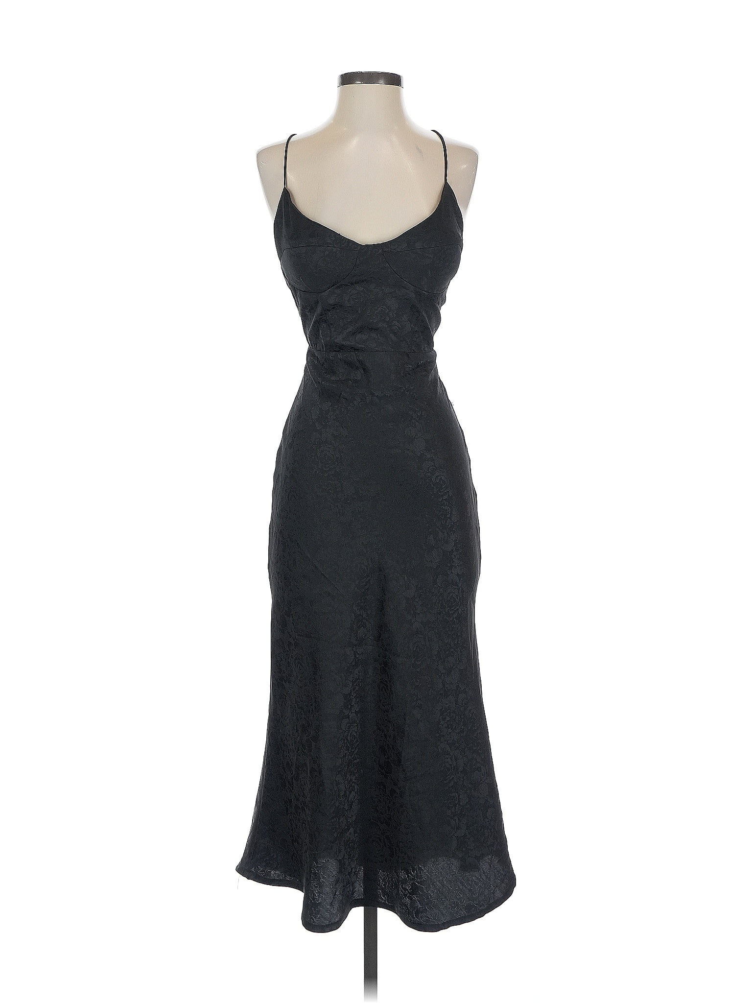 Runaway 100% Polyester Black Cocktail Dress Size S