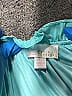 Belle By Kim Gravel 100% Polyester Floral Teal Long Sleeve Blouse Size L - photo 7