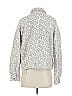 Mystree Animal Print Silver Tan Faux Fur Jacket Size S - photo 2