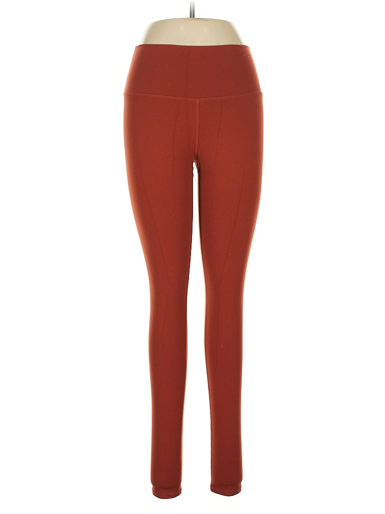 Alo Orange Brown Active Pants Size M - photo 1
