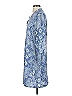 H&M L.O.G.G. 100% Viscose Paisley Blue Casual Dress Size S - photo 4