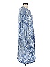 H&M L.O.G.G. 100% Viscose Paisley Blue Casual Dress Size S - photo 3