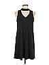 Veronica M. Solid Black Casual Dress Size M - photo 1