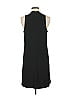 Veronica M. Solid Black Casual Dress Size M - photo 2