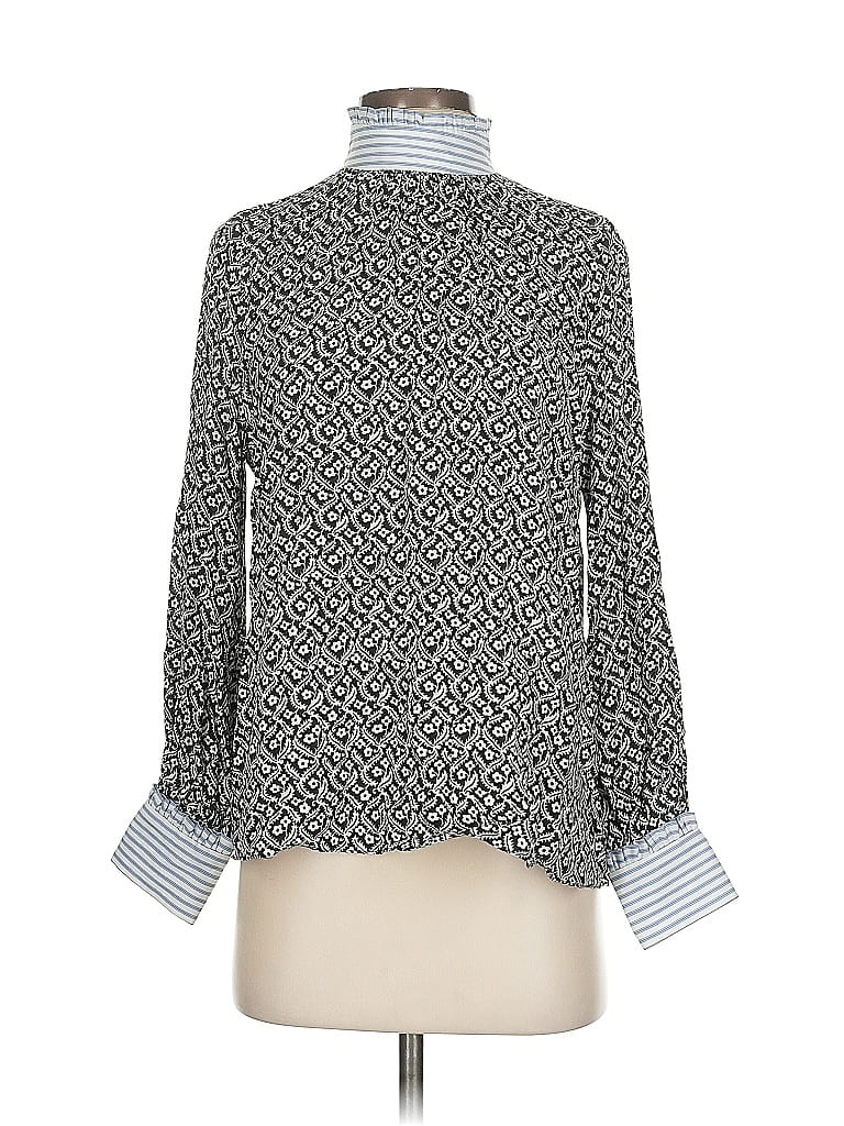 Click to view more detailed imagery on our partner's website Pre-owned Zara Long Sleeve Blouse In Gray
