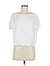 colsie Ivory Short Sleeve T-Shirt Size M - photo 1