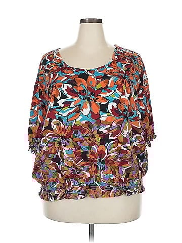 Jessica London 3/4 Sleeve Blouse (view 1)