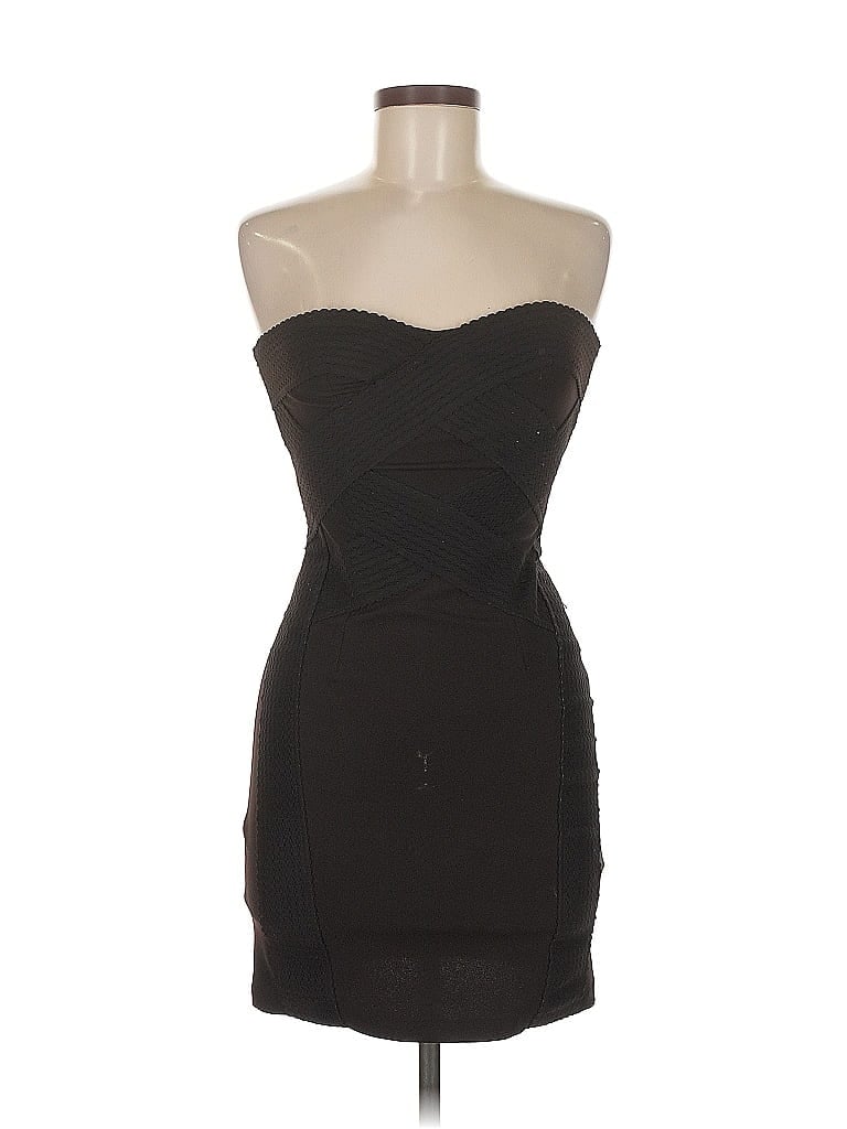 Pre-owned H&m Cocktail Dress In Black