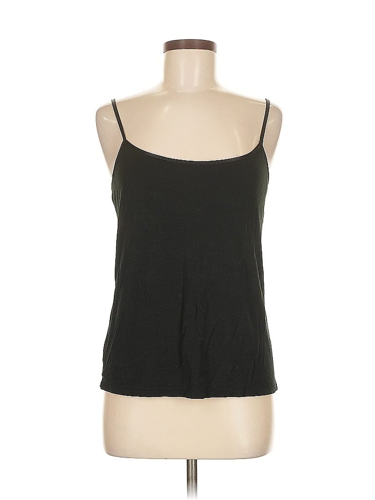 Pre-owned Ann Taylor Loft Tank Top Black Scoop Neck Tops