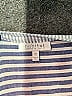 Habitat Stripes Blue 3/4 Sleeve Button-Down Shirt Size XS - photo 7