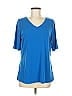 Susan Graver Blue Active T-Shirt Size M - photo 1