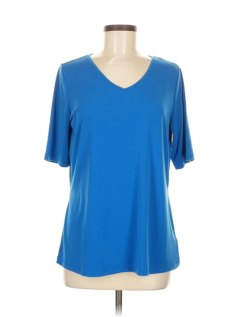 Susan Graver Blue Active T-Shirt Size M - photo 1