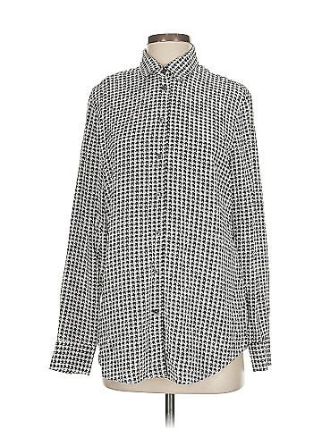 Banana Republic Long Sleeve Silk Top (view 1)
