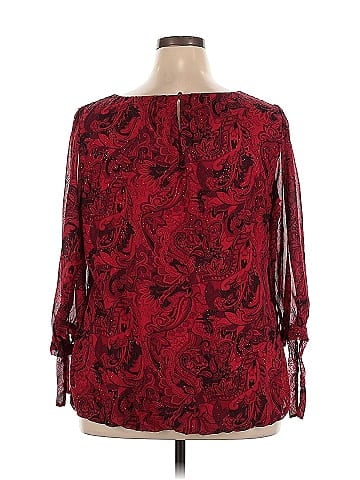 Roz & Ali 3/4 Sleeve Blouse (view 2)