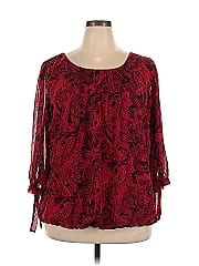 Roz & Ali 3/4 Sleeve Blouse