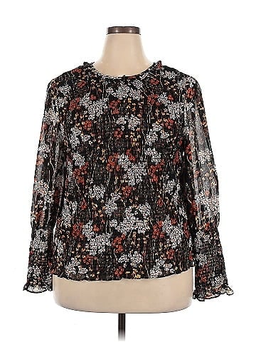 Terra & Sky Long Sleeve Blouse (view 1)