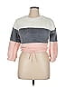 Xtraordinary 100% Polyester Pink White Fleece Size XL - photo 1