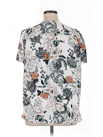 Ann Taylor LOFT Outlet Short Sleeve Blouse (view 2)